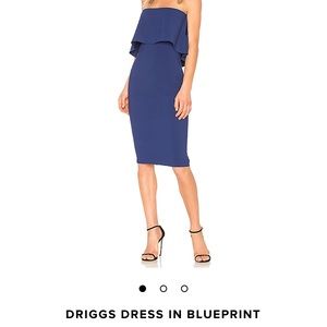 Driggs dress in navy